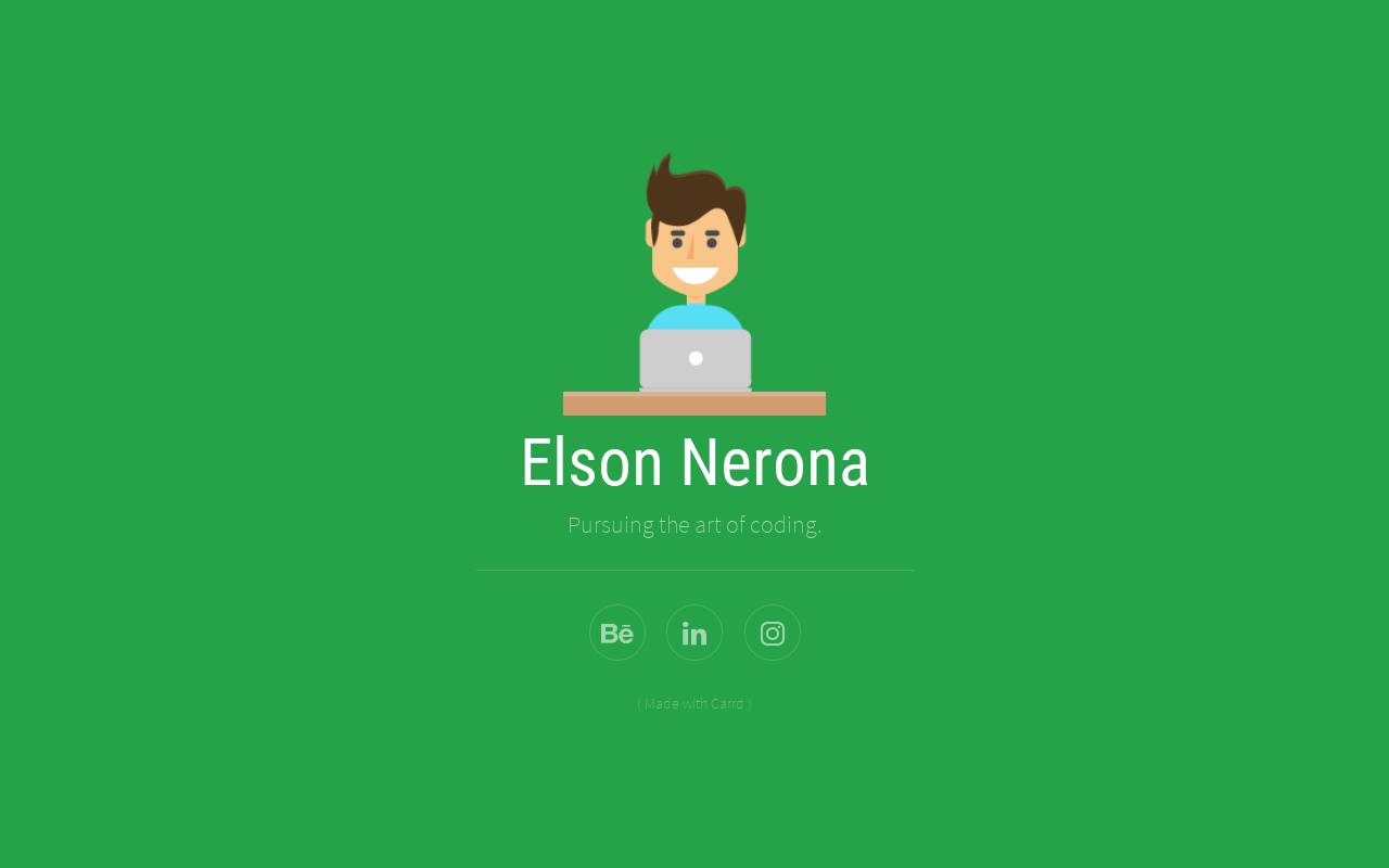 Carrd profile picture for @elson
